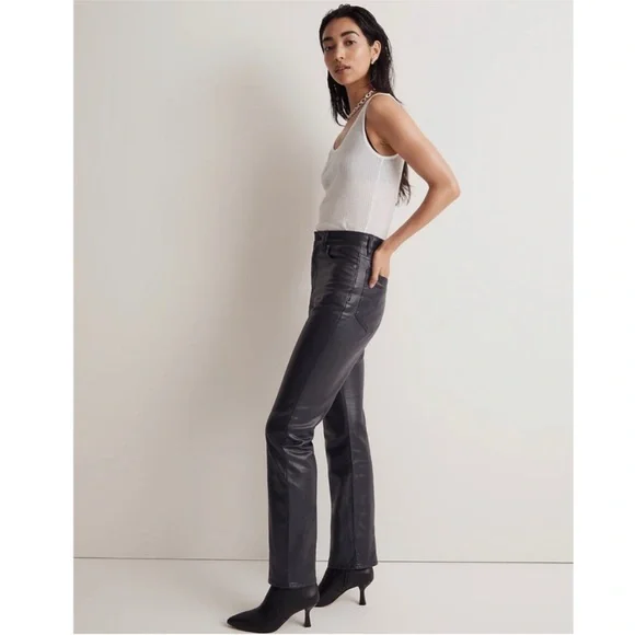 Madewell The ‘90s Straight Jean in Midnight Blue Foil SZ 26 EUC - Picture 3 of 9